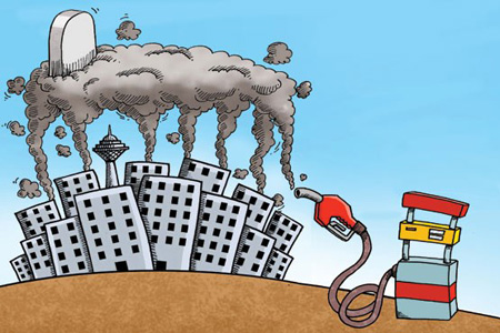 کاریکاتور در مورد آلودگی هوا, کاریکاتور آلودگی