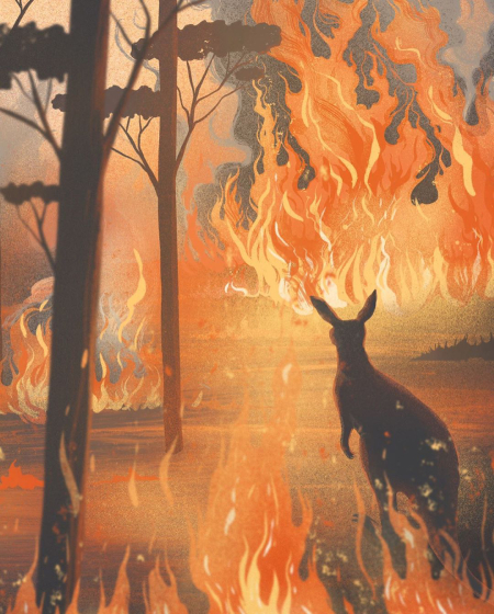 , کاریکاتورهای فاجعه زیست محیطی در استرالیا, آتش سوزی استرالیا
