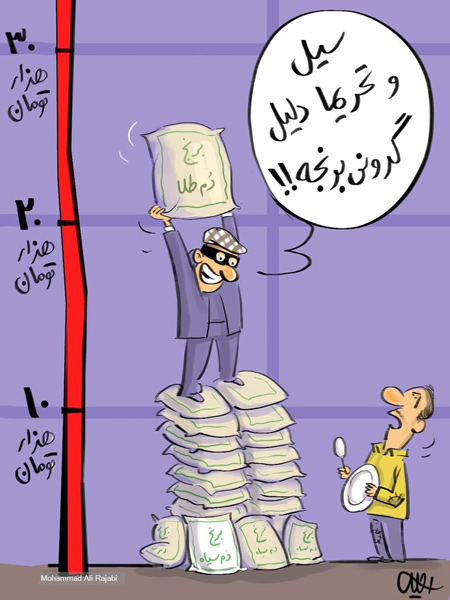  کاریکاتور مفهومی, کاریکاتور گرانی