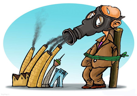 کاریکاتورهای آلودگی هوا , کاریکاتور
