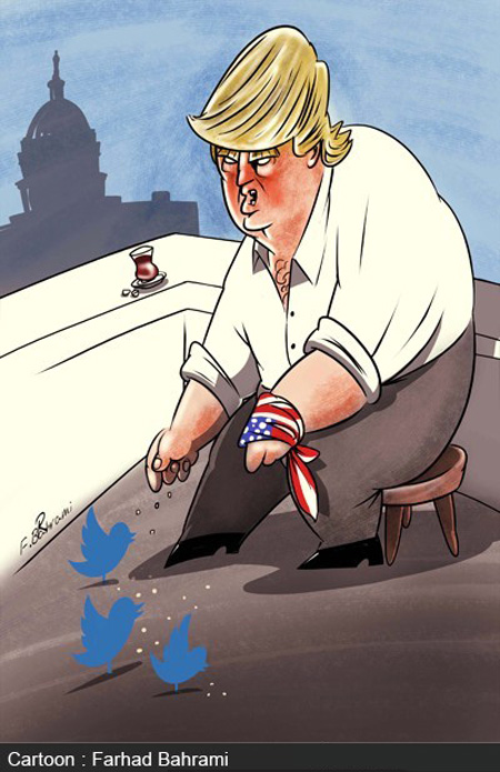 کاریکاتور درباره ترامپ , کاریکاتور و تصاویر طنز