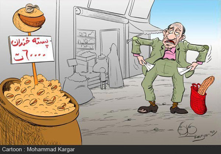 کاریکاتور گرانی گوشت , کاریکاتور خرید عید