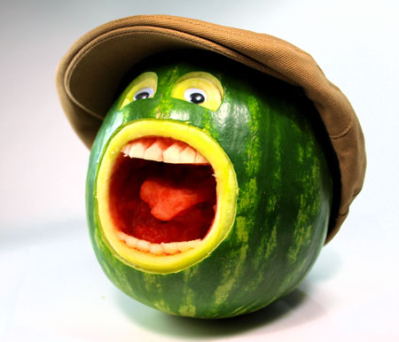 عکس های خنده دار از میوه و سبزیجات,عکس های فانتزی میوه ها