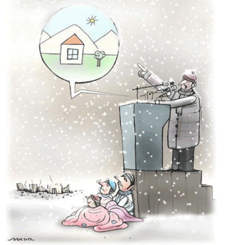 کاریکاتورهای جالب زمستان, کاریکاتورهای جالب و مفهومی زمستان, کاریکاتورهایی درباره زمستان