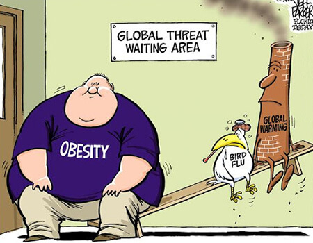 کاریکاتور درباره چاقی, کاریکاتور افراد چاق, تصویرهای کاریکاتور چاقی