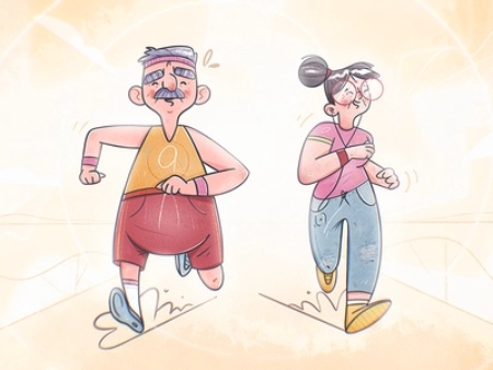 عکس کاریکاتور ورزش و سلامت, تصاویر خنده دار از ورزش و سلامت, عکس های خنده دار از ورزش و سلامت