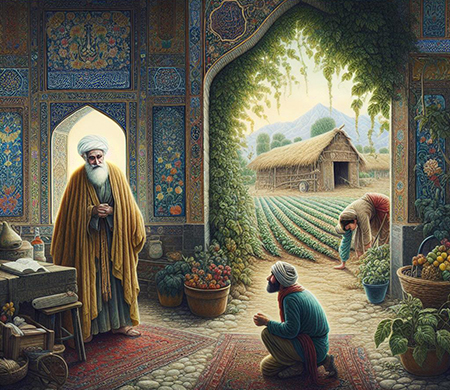حکایت زاهد و مهمان, داستان‌های پندآموز پارسی