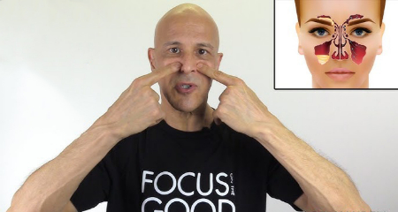 ماساژ زیر گونهها بهترین راه تخلیه سینوس در خانه است تخلیه سینوس در خانه, باز کردن شیپور استاش