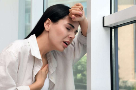 چاقی باعث تنگی نفس هنگام فعالیت میشود تنگی نفس, تنگی نفس در شب