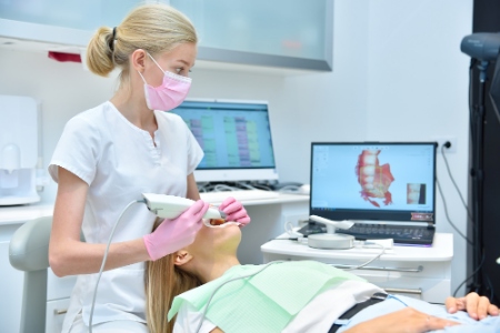 اسکنر داخل دهانی , اسکنر داخل دهانی چیست,روند اسکن داخل دهانی