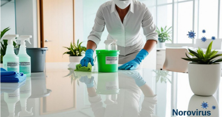 ضدعفونی سطوح با مواد حاوی سفیدکننده توصیه میشود پیشگیری از نوروویروس, شستشوی دست برای جلوگیری از ویروس