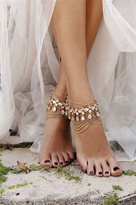 عکس‌های زیبا از پابند عروس