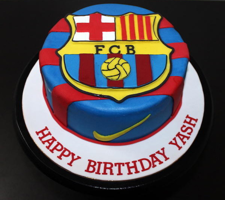 کیک با تم بارسلونا,عکس های کیک تولد بارسلونا