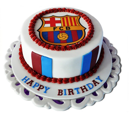 کیک تولد با تم فوتبالی,کیک تولد با تم مسی
