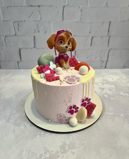 کیک تولدی با سگ نگهبان