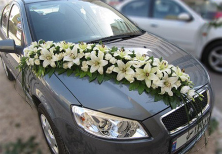 ماشین عروس, گل آرایی ماشین عروس