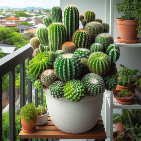 تزیین با کاکتوس, چیدمان کاکتوس