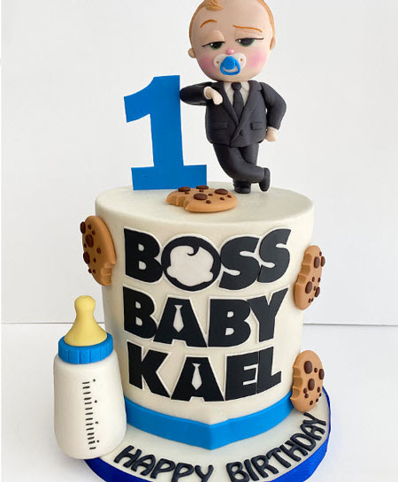 کیک با تم بچه رئیس,مدل های کیک با تم بچه رئیس,انواع مدل های کیک با تم بچه رئیس