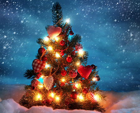 ایده تزیین درخت کریسمس, تزیین کاج کریسمس