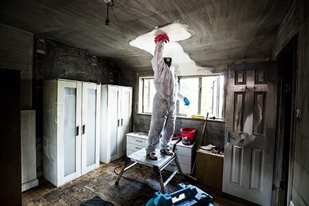مراحل تمیز کردن خانه بعد از آتش سوزی, روش تمیز کردن خانه بعد از آتش سوزی, مهارت های تمیز کردن خانه بعد از آتش سوزی