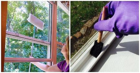 روش‌های تمیز کردن پنجره‌های  دوجداره