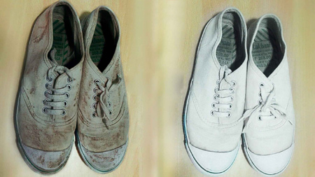 تمیز کردن کفش با جنس های مختلف, نحوه تمیز کردن کفش