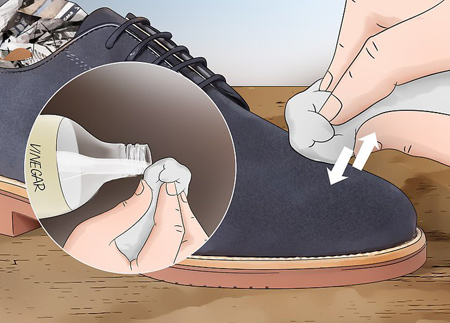 آموزش تمیز کردن کفش های جیر,تمیز کردن کفش های جیر