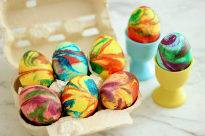 رنگ آمیزی تخم مرغ عید نوروز,نحوه رنگ آمیزی تخم مرغ