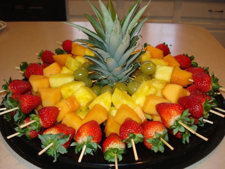 تزیین ظرف میوه, تزیین ظرف میوه برای میهمانی,ایده های میوه آرایی و تزیین ظرف میوه برای مهمانی