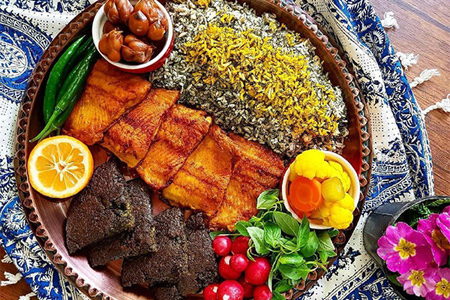 چیدمان سبزی پلو با ماهی, سبزی پلو با ماهی