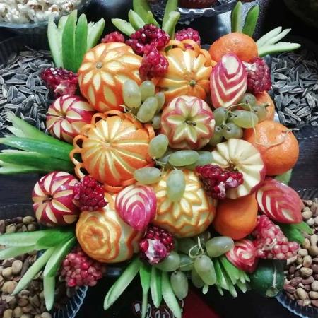ایده‌های جذاب برای تزیین میوه های  عروس