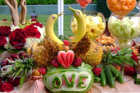 ایده‌های تزیین میوه برای جشن عروسی