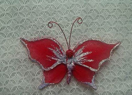 مدل های پروانه های جورابی,ساخت پروانه تزیینی