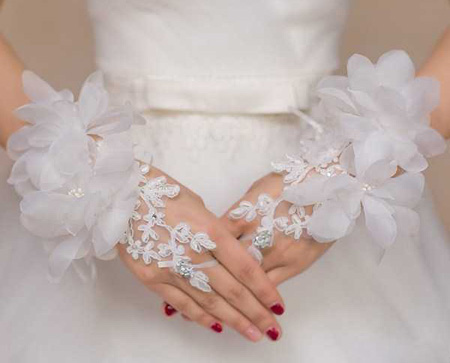مدل دستکش ساتن عروس, شیک ترین دستکش های ست عروس