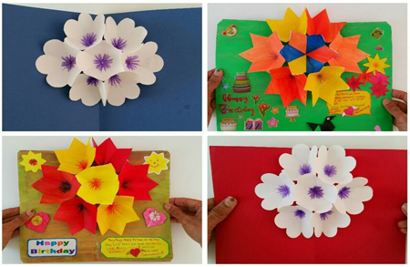 تزیین کارت پستال با گل,تصاویر گل