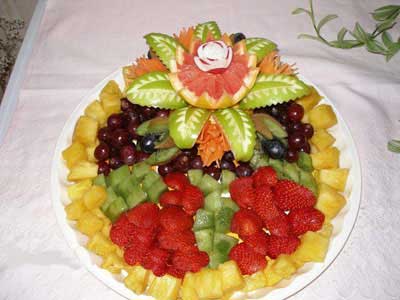 تزئین میوه برای شب یلدا همراه با توضیح