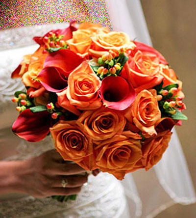 ایده نارنجی برای عروسی , ایده برای تزیینات عروسی