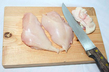 آموزش تصویری فیله کردن مرغ , راهنمای فیله کردن سینه مرغ