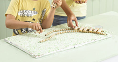 تزیین کیک تولد به شکل قطار,تزیین کیک تولد پسرها