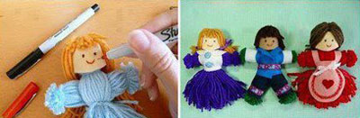 درست کردن عروسک بافتنی,آموزش درست کردن عروسک کاموایی