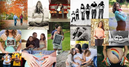 ایده های جالب برای عکس بارداری ,نکات بارداری برای عکس ,عکس گرفتن از دوران بارداری
