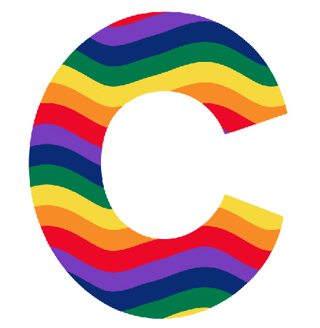 نقاشی حرف C,رنگ آمیزی حرف C