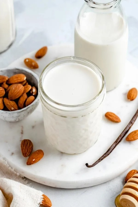 طرز تهیه شیر بادام, شیر بادام خانگی