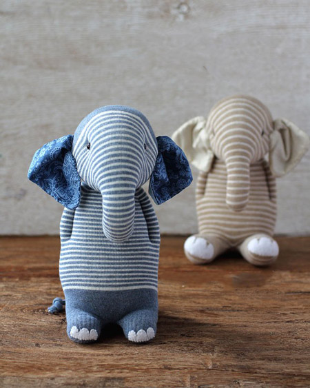 ساخت عروسک فیل,ساخت عروسک فیل با جوراب ,ساخت عروسک فیل با پارچه