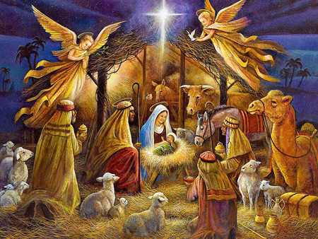 کارت پستال میلاد حضرت عیسی, تصاویر ولادت حضرت عیسی
