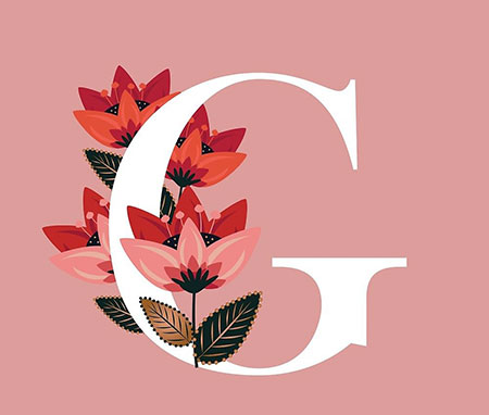 تصاویر حرف G,کارت پستال حروف G
