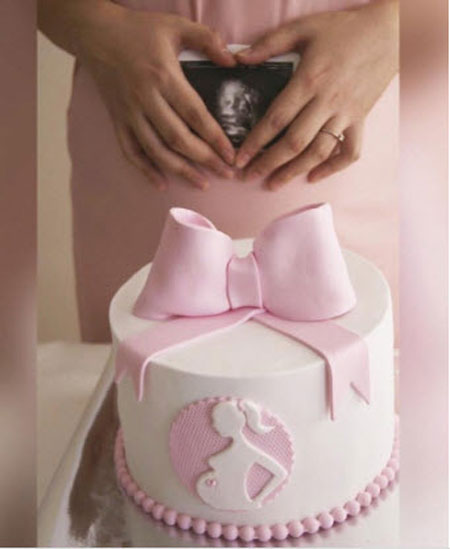 کیک بارداری,مدل های زیبای کیک بارداری,چند نمونه کیک بارداری