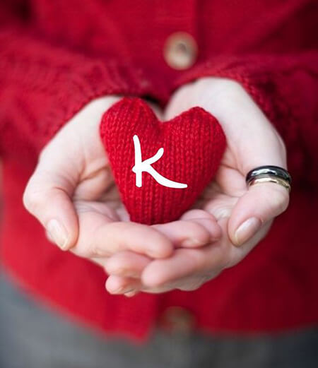 تزیینات حرف k, طراحی حرف k