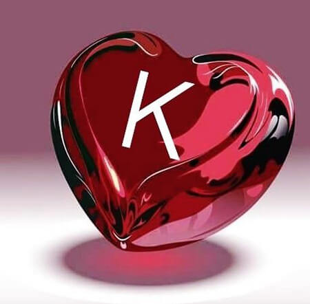 طراحی حرف k, کارت پستال حرف k