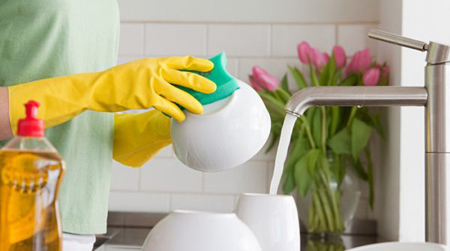 تمیزکردن وسایل خانه, راهنمای تمیزکردن خانه